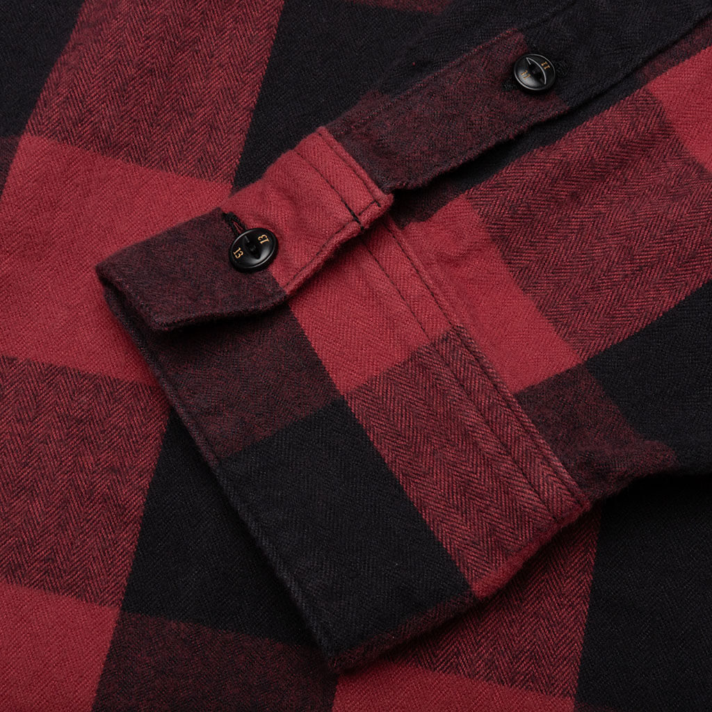 Buffalo Check L/S Shirt - Red – Feature