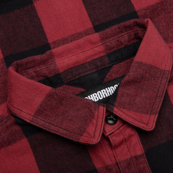 Buffalo Check L/S Shirt - Red – Feature