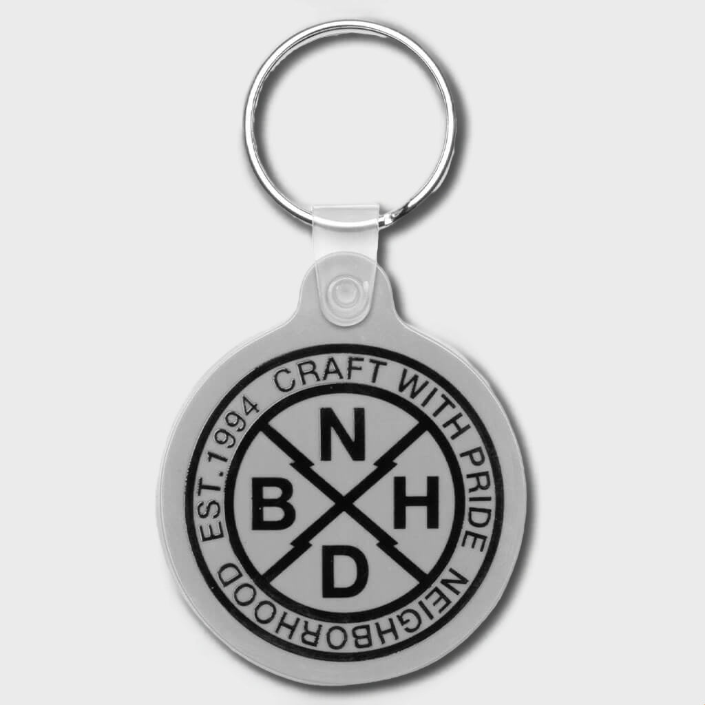Rounded . Key Holder - Grey