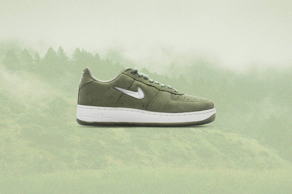 Nike Air Force 1 Low Retro Shoes Oil Green White DV0785-300 Men