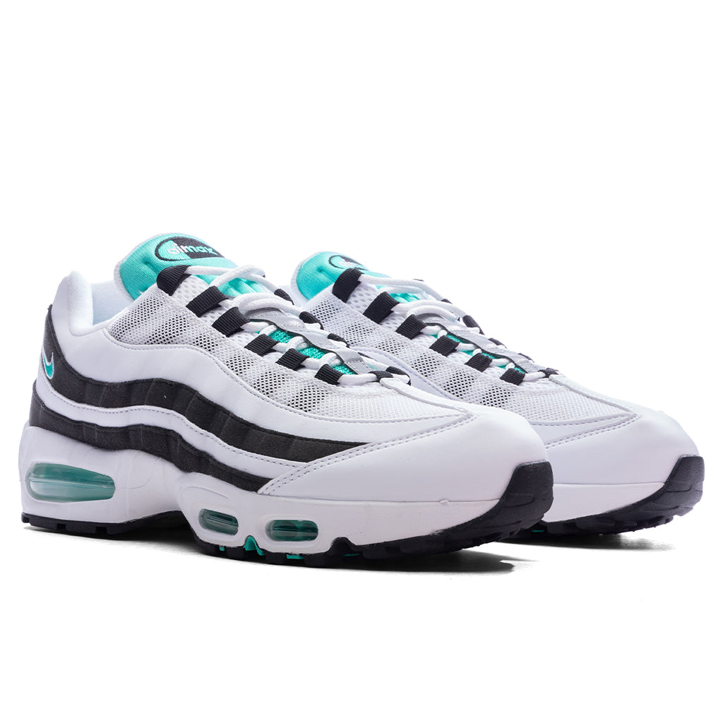 Air Max 95 OG 'Black Border' - White/Hyper Jade/Black
