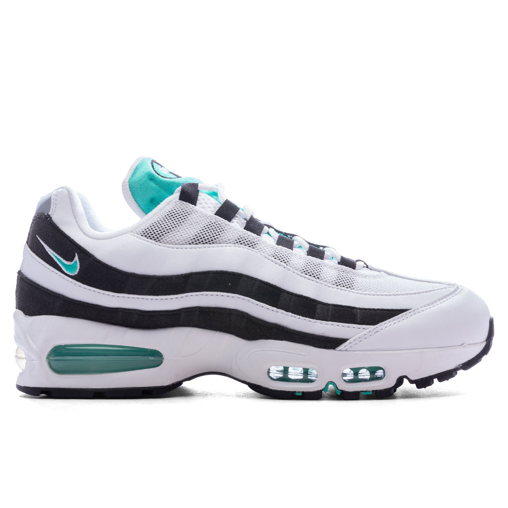 Air Max 95 OG 'Black Border' - White/Hyper Jade/Black/Metallic