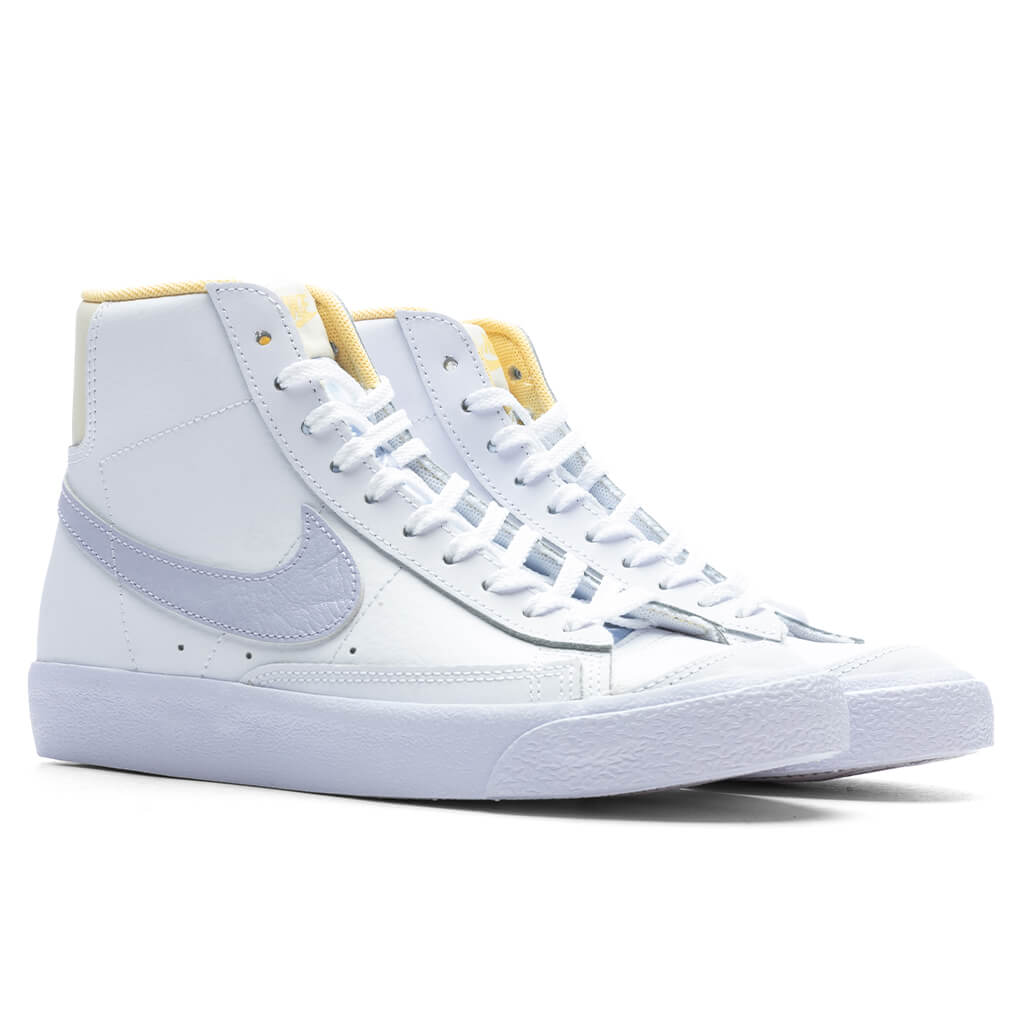 Blazer Mid '77 (GS) - White/Oxygen Purple/Coconut Milk – Feature