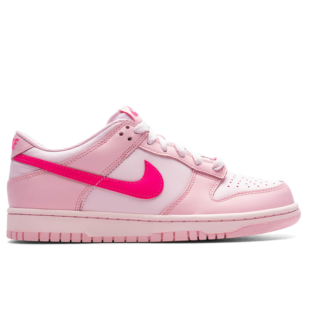 Dunk Low Triple Pink (GS) - Medium Soft Pink/Pink Foam/Hyper Pink – Feature