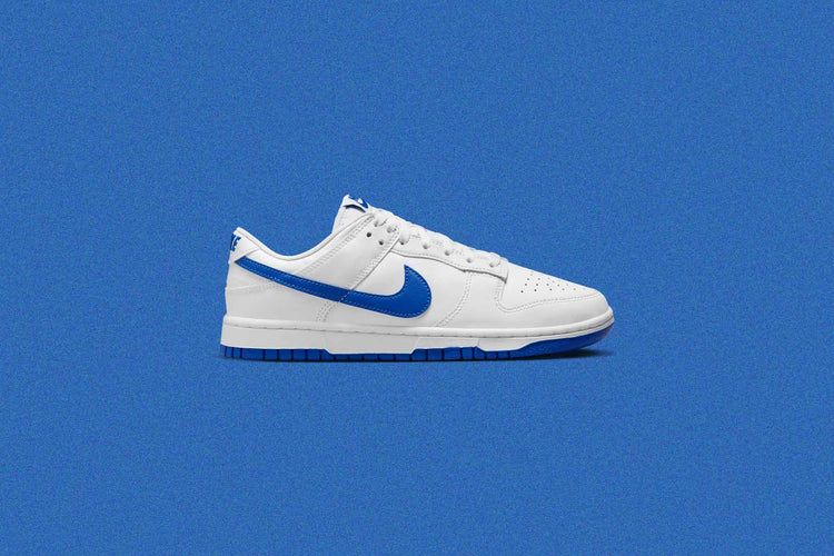 Dunk Low Retro - White/Hyper Royal – Feature display picture 1