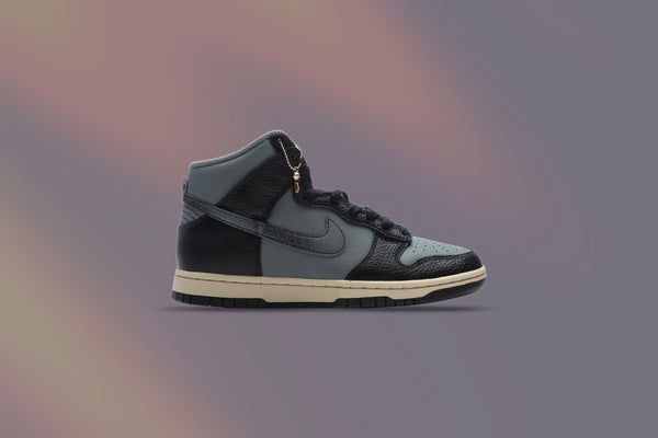 Men's shoes Nike Dunk High Retro Premium Smoke Grey/ Black-Beach-Black