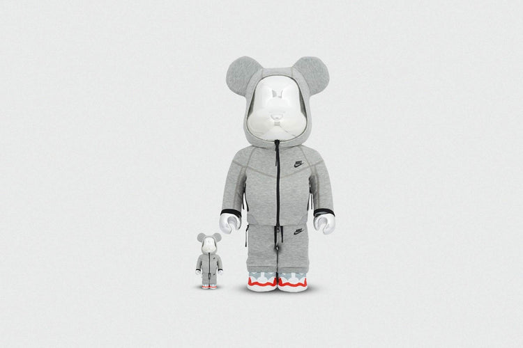 新品 BE@RBRICK NIKE TECH FLEECE 100％&400％ Bearbrick x Nike Tech 