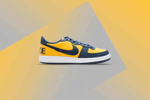 Terminator Low OG Michigan - University Gold/Navy/White – Feature