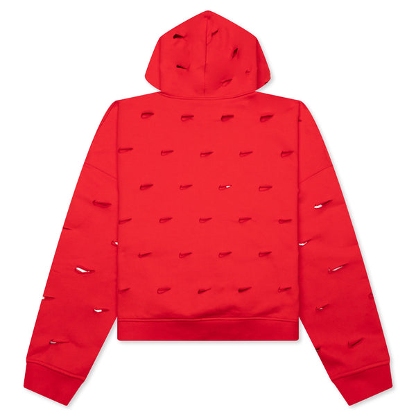 Nike x Jacquemus NRG HE Swoosh Hoodie University Red Feature