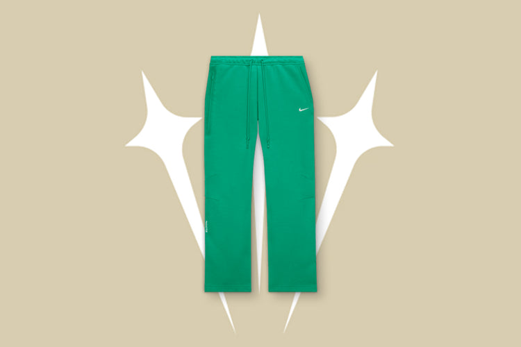 Nike x NOCTA Tech Fleece OpenHem Pant Stadium Green/Sail Feature