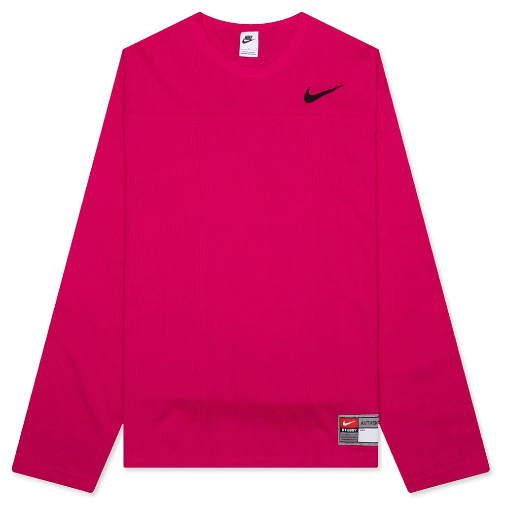 Nike x Stüssy Dri Fit Mesh Jersey - Fireberry/Black – Feature