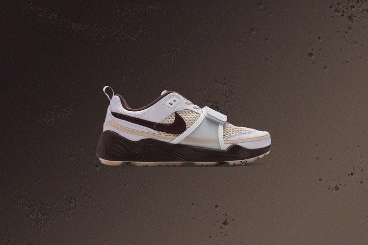 Nike x Travis Scott Zoom Field Jaxx - White/Light Chocolate  display picture 3