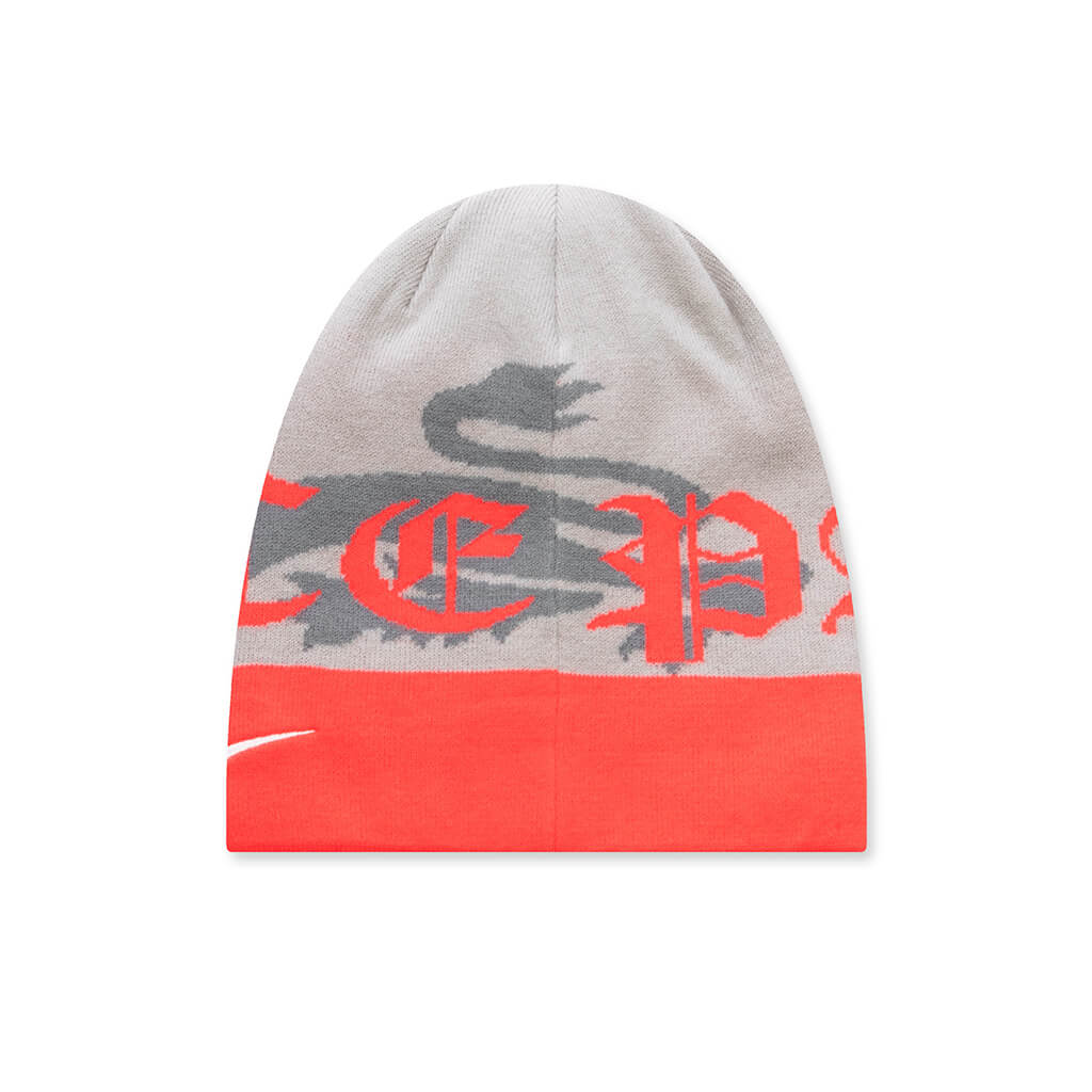 帽子 Nike x PALACE World Cup Uncuffed Beanie Nike x England x Palace Uncuffed Beanie - Grey/Cool Grey/Bright