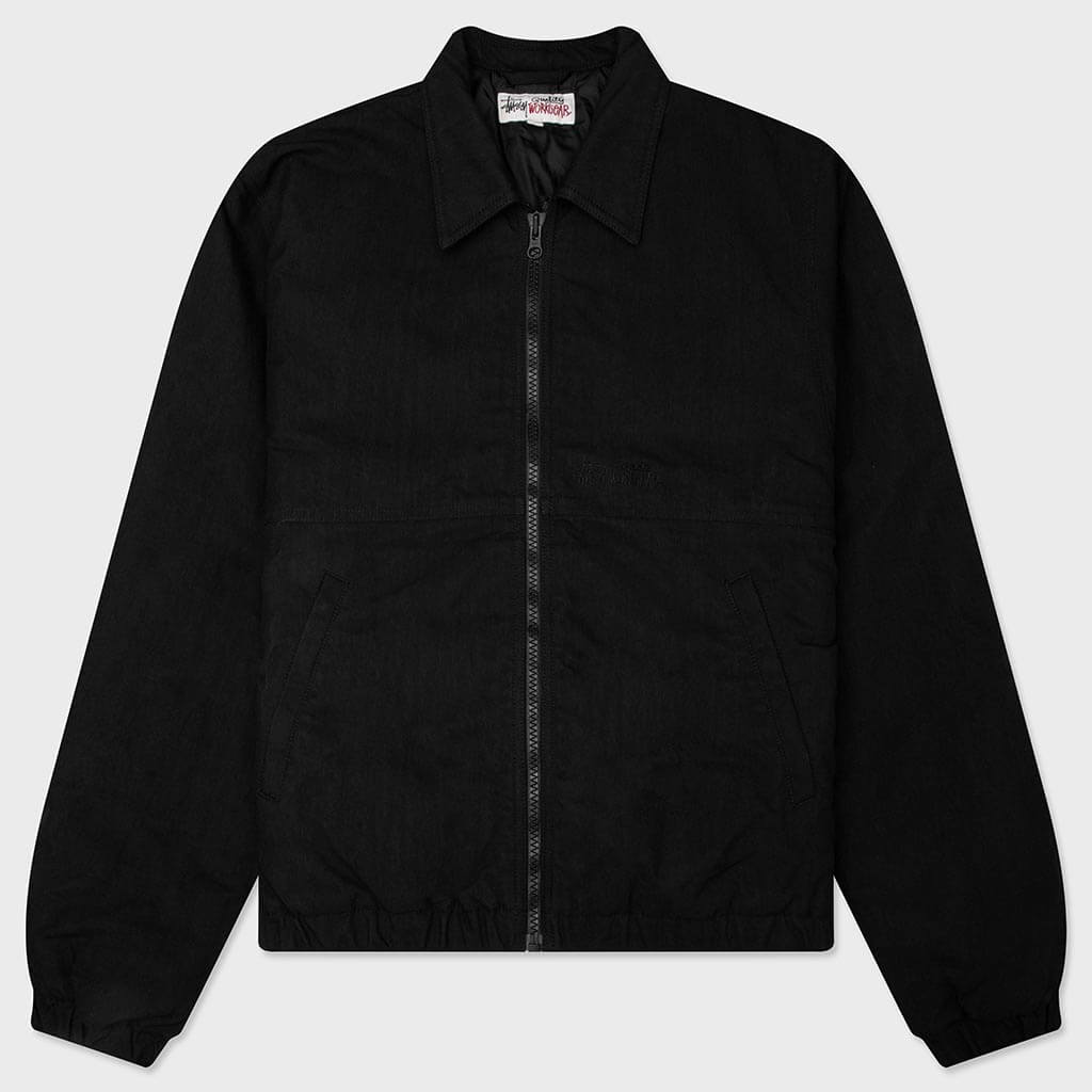 Nyco Collared Work Jacket - Black – Feature
