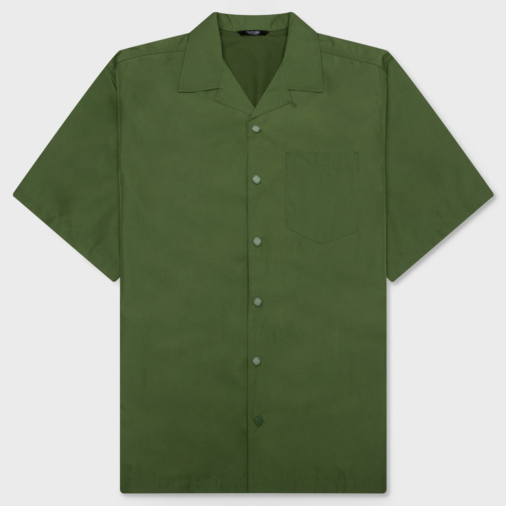 Judd Nylon Shirt - Olive