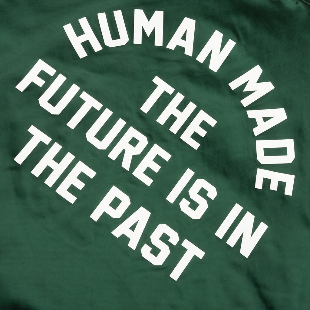 Nylon Stadium Jacket - Green – Feature