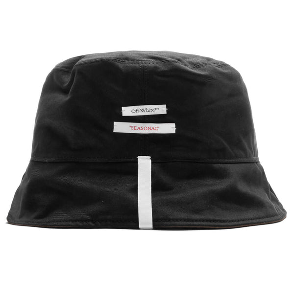 Off-White c/o Virgil Abloh Logo Bucket Hat In Black for Men