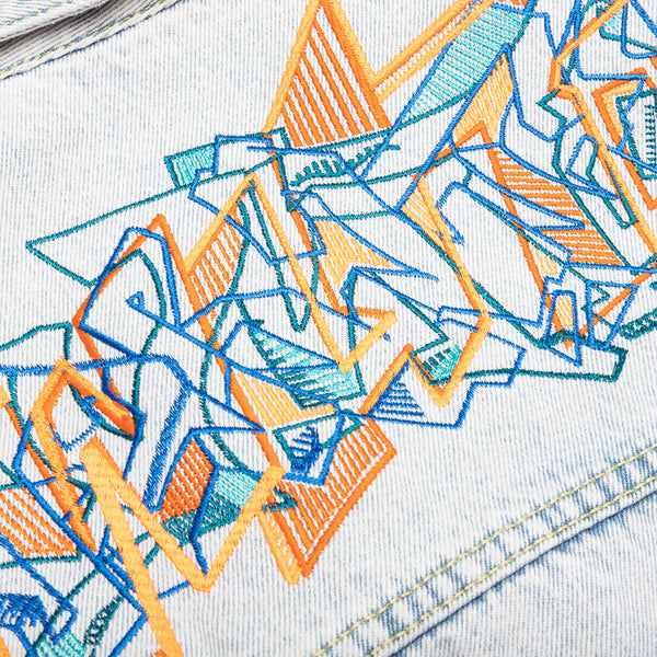 Off-White c/o Virgil Abloh 'graffiti Skate' Sweatshirt in Blue for Men
