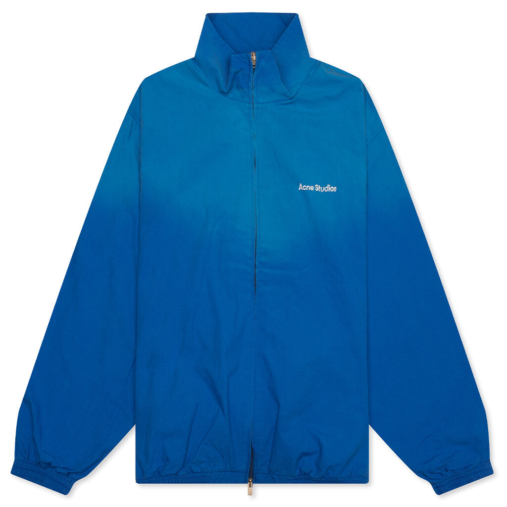 Logo Zipper Jacket - Bright Blue – Feature