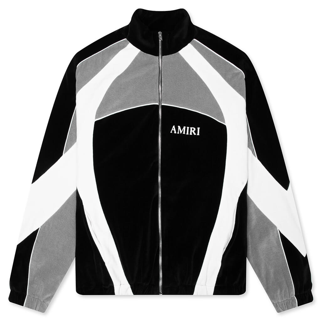 Oversized Panel Track Jacket - Black – Feature