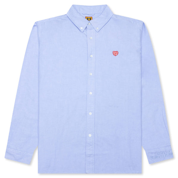 Oxford B.D L/S Shirt   Blue – Feature