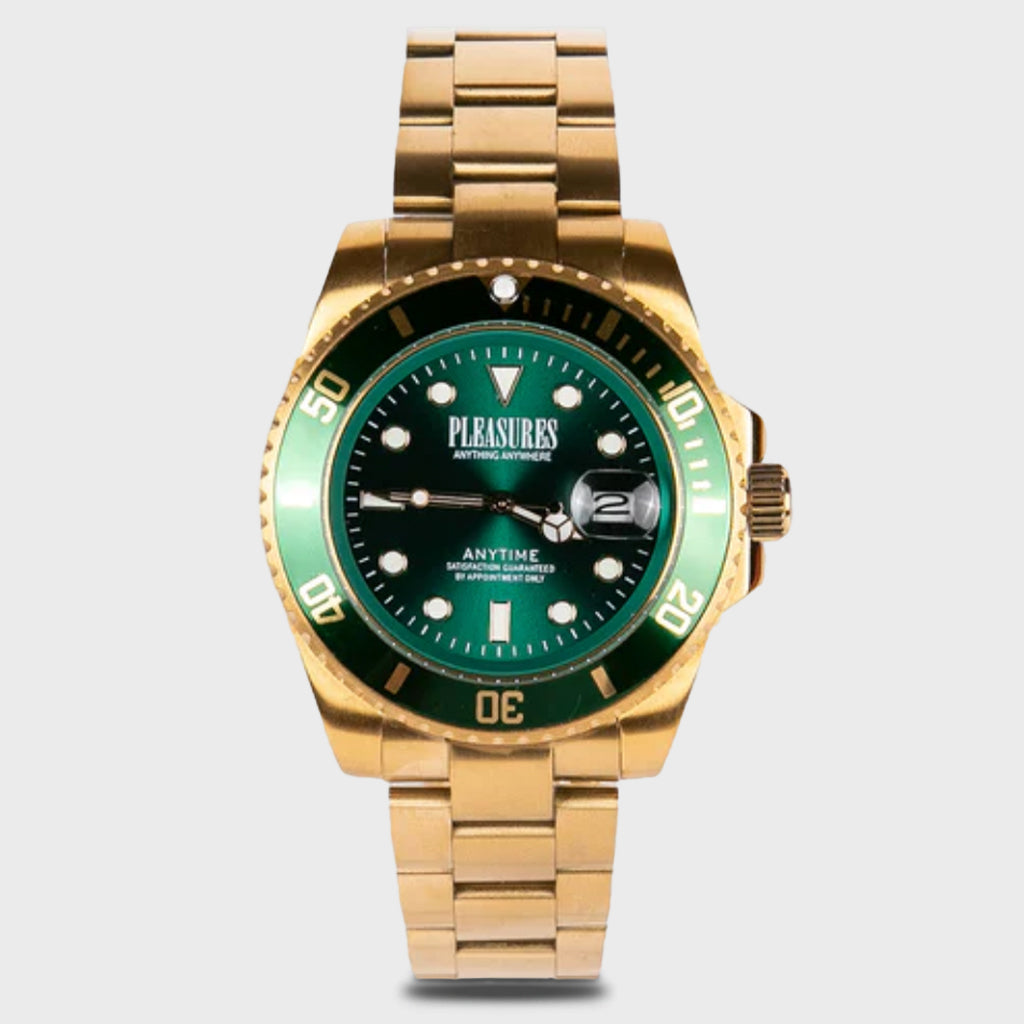 Anytime Watch - Gold/Green