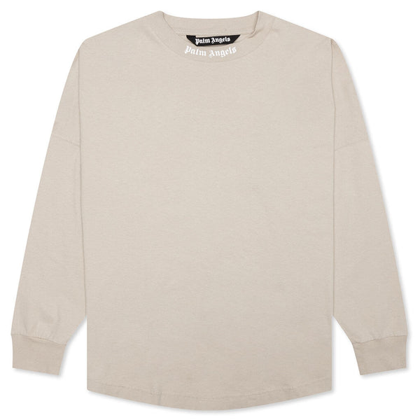 Classic Logo Over Tee L/S - Beige/White