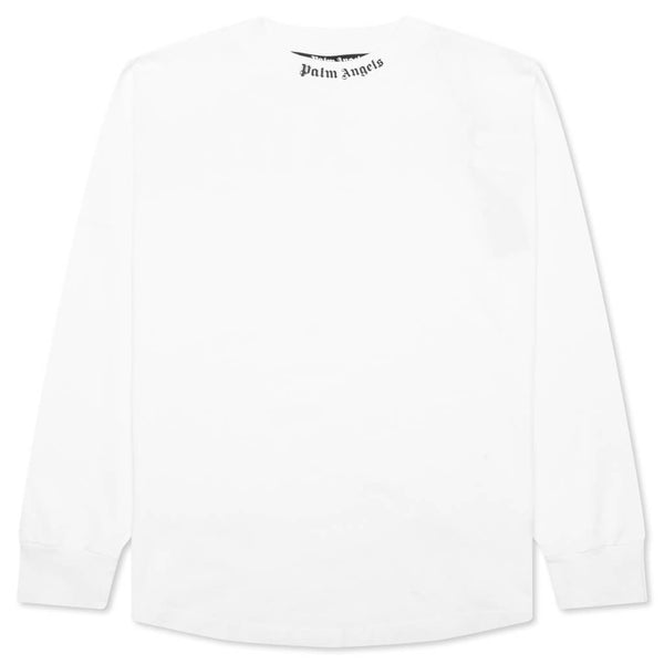 Classic Logo Over Tee L/S - White/Black