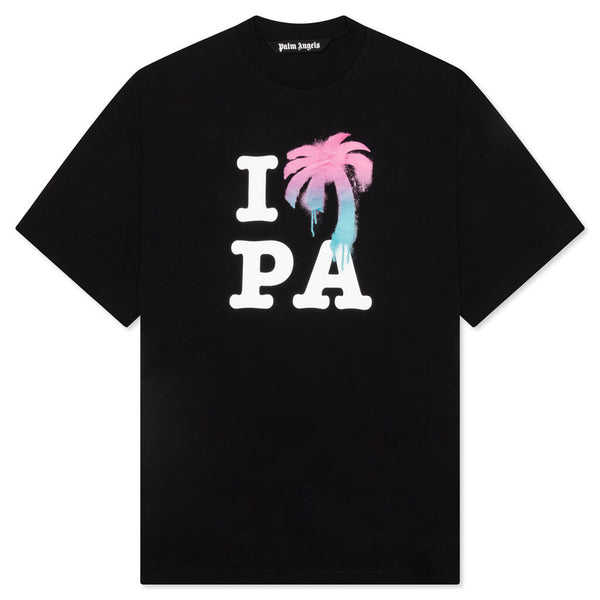 Palm Angels I Love Pa Tee in Black