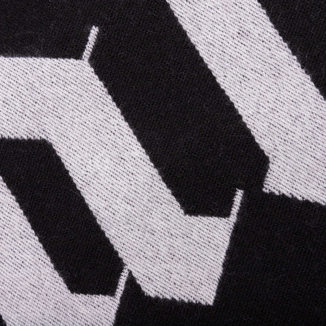 Iconic Logo Scarf - Black/White – Feature