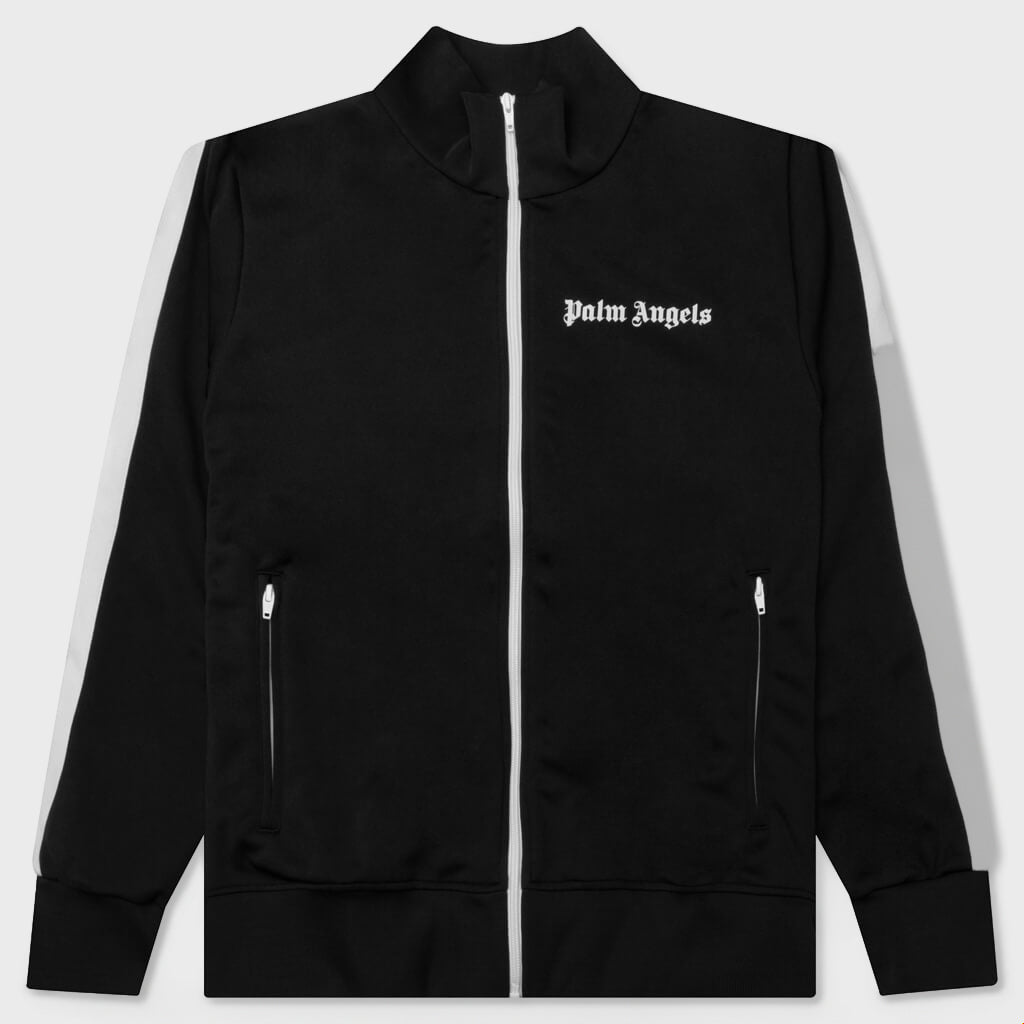 Kids Track Jacket - Black/White