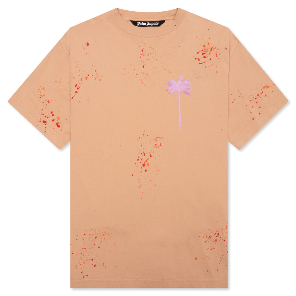 Palm Angels 下のみ PXP Painted Classic Tee - Camel/Violet – Feature
