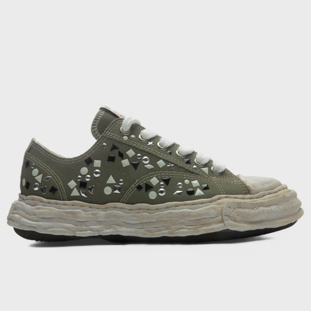 Peterson 23 Low OG Sole Embellished Canvas - Green
