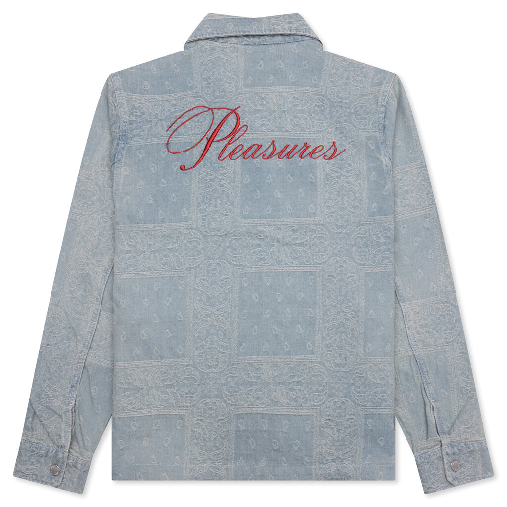 Merit Denim Work Jacket - Light Blue – Feature