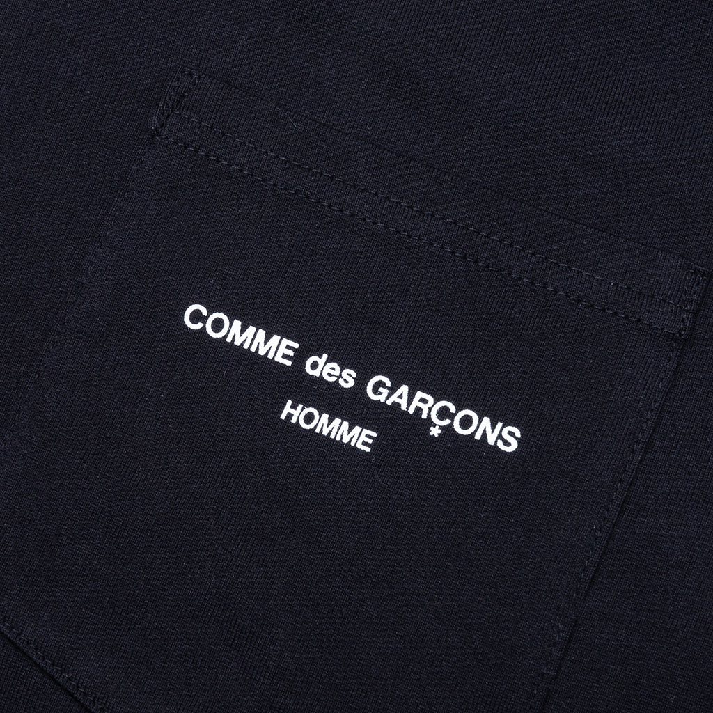 Pocket Logo L/S T-Shirt - Black – Feature