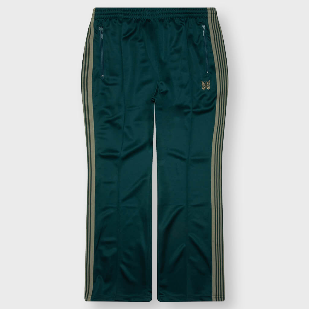 Poly Smooth Boot-Cut Track Pant - Green