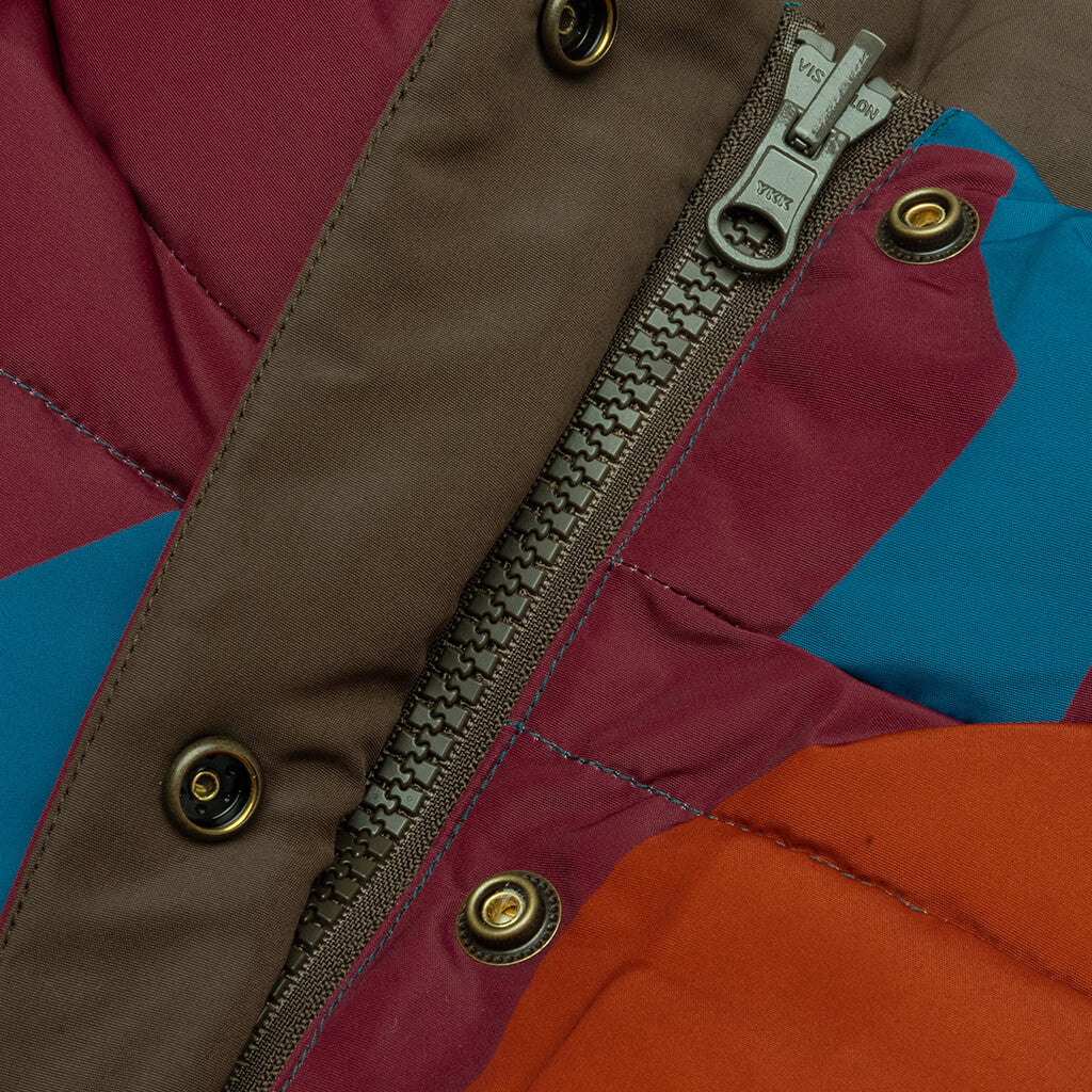 Protect The Sun Reversible Puffer Jacket - Brown – Feature