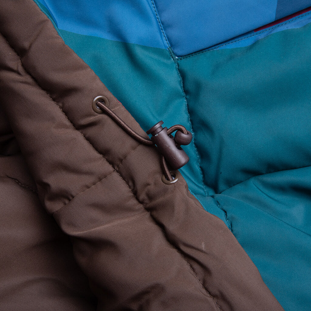 Protect The Sun Reversible Puffer Jacket - Brown – Feature