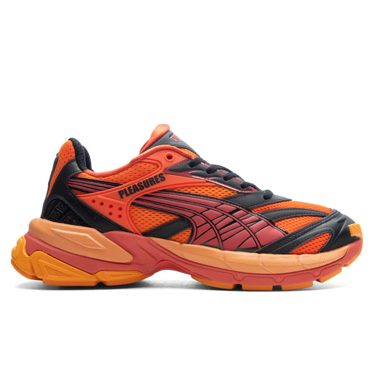 Puma x Pleasures Velophasis Layers - Cayenne Pepper/Astro Red – Feature