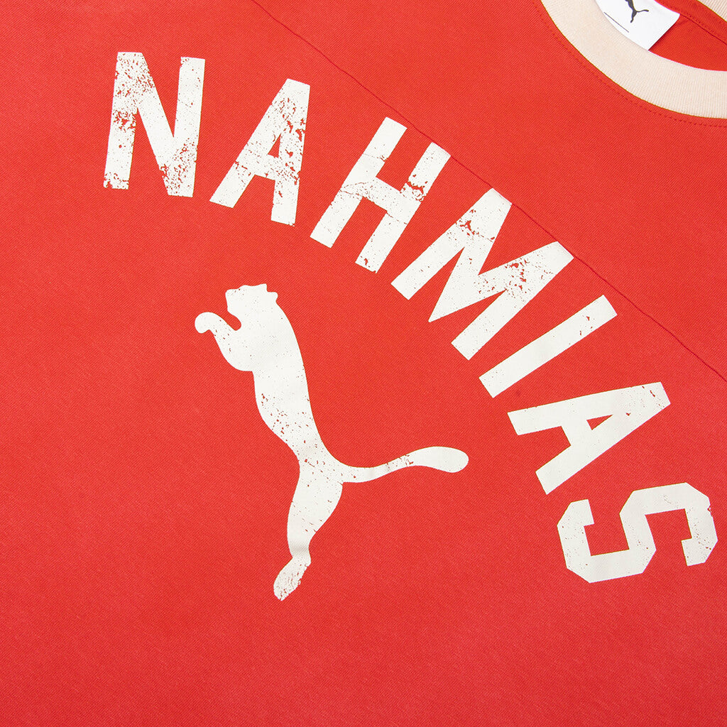 PUMA x Nahmias Graphic Tee - Candy Apple – Feature