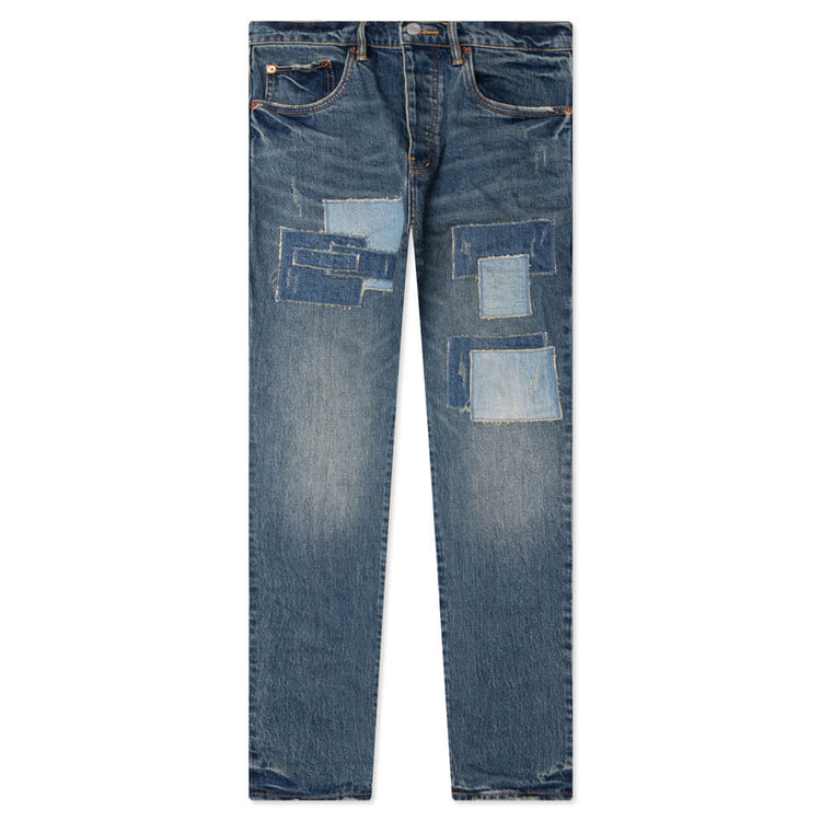 Vintage Square Patch Repair - Dark Indigo – Feature