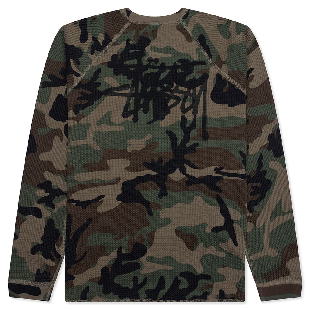 STUSSY BASIC STÜSSY THERMAL CAMO S Basic Stüssy Thermal – Desert Camo | Tops | Stüssy