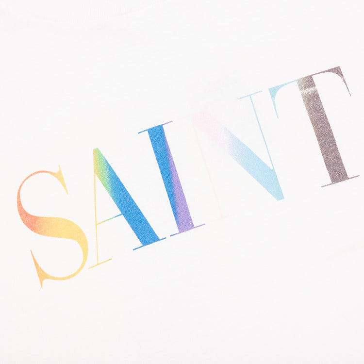 Rainbow Saint S/S Tee - White – Feature