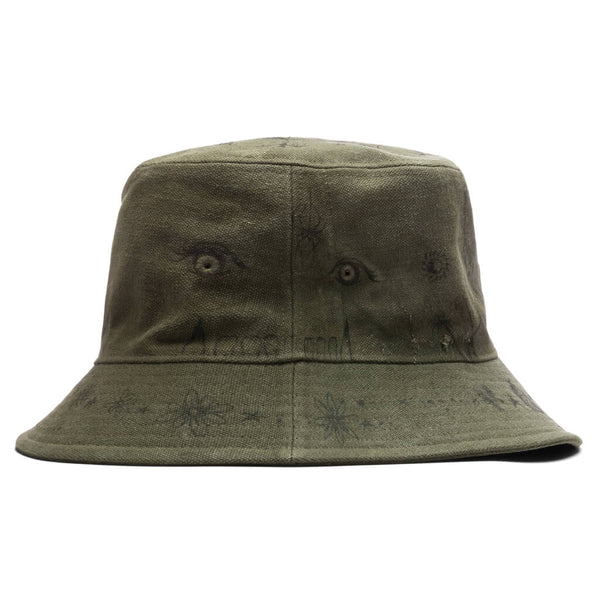 Readymade x Dr. Woo Tattoo Bucket Hat - Green – Feature
