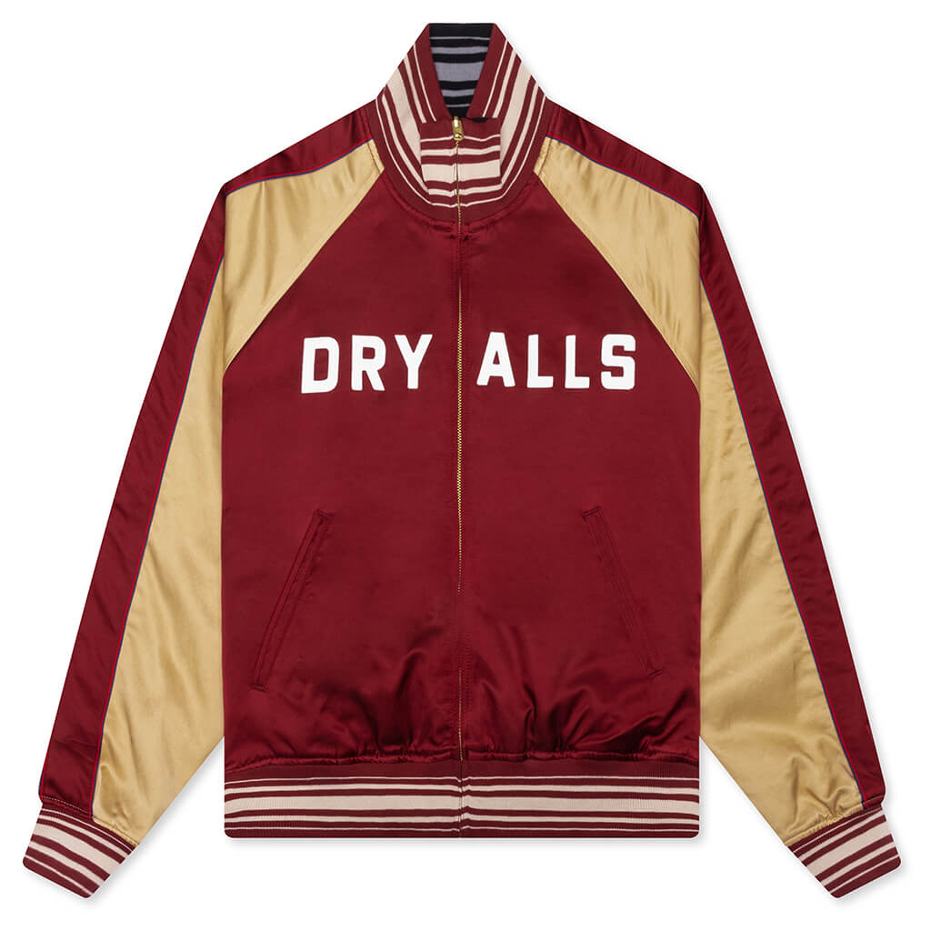 Reversible Satin Jacket - Burgundy – Feature