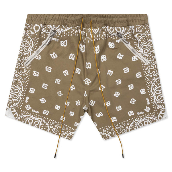 Rhude Bandana-Print Cotton Shorts