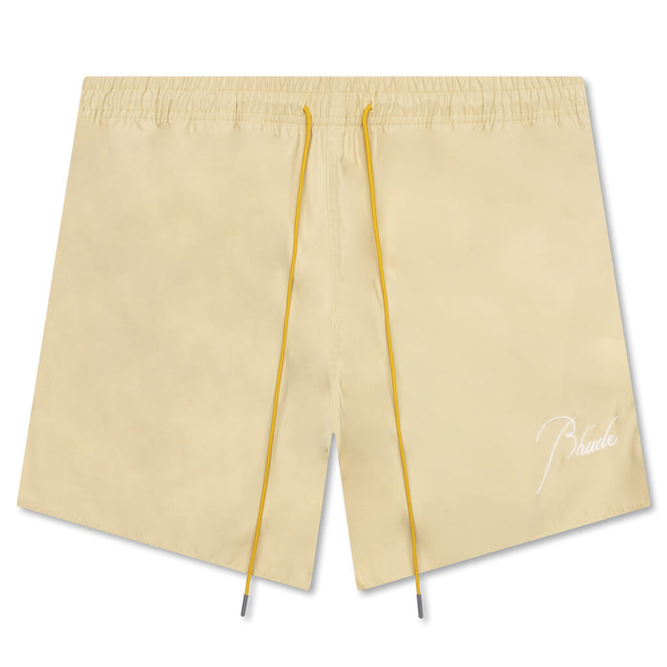 Cascade Swim Trunks Khaki Feature