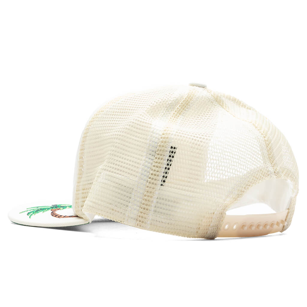 Rhude CRUISE TRUCKER HAT メッシュキャップ Cruise Trucker Hat - Creme – Feature