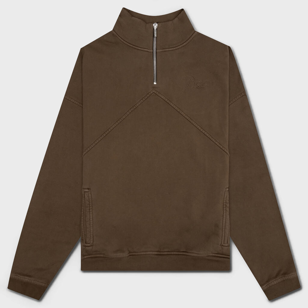 Quarter Zip - Brown