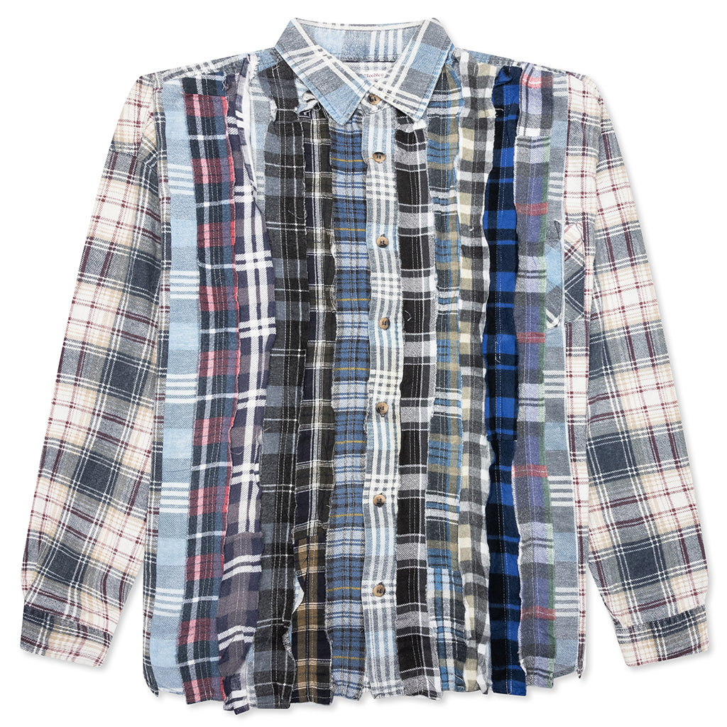 Ribbon Wide Flannel Shirt - Assorted – Feature